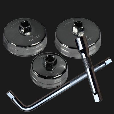 钢制加厚帽式机油格机油滤芯扳手套筒工具套装拆装轿车滤清器扳手