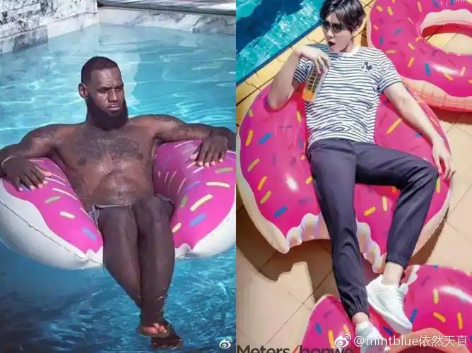 追星赢家!李易峰与詹姆斯意外解锁同款"甜甜圈"