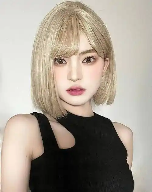 "圆脸短发",也纯欲,秋天第一剪_中国_发型_人类