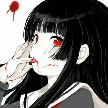 病娇头像女二次元高清二次元病娇血腥动漫女生