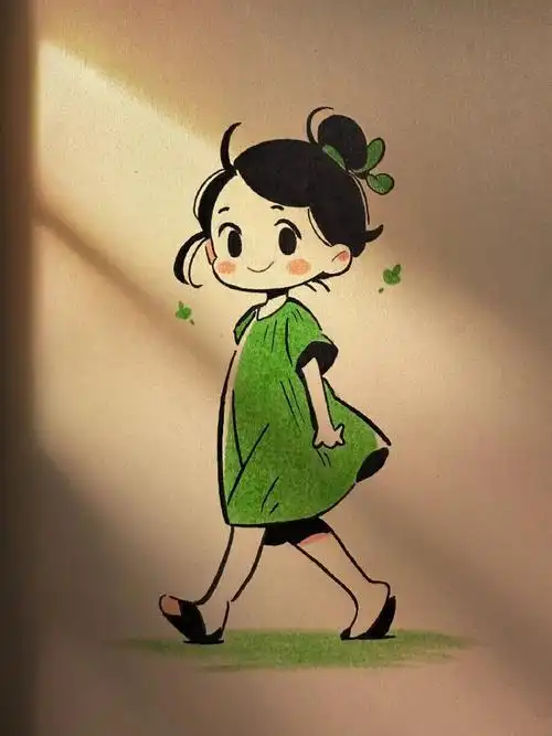 彩铅画欣赏:可爱女生合集茉莉蜜学画画