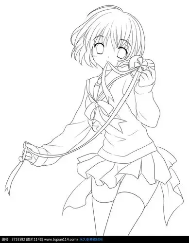 女生漫画人物图片大全大图猫咪画画图片简单画法