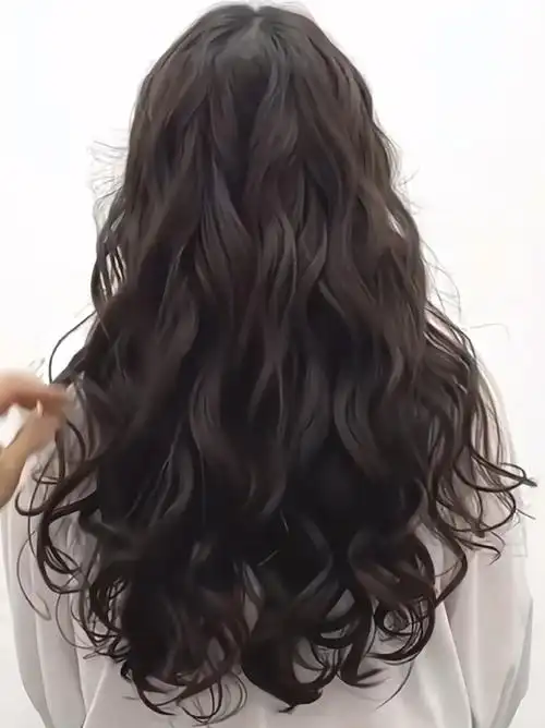 烫发推荐长发烫发法式烫木马卷|||#长发烫发   04韩式烫发 烫一次美