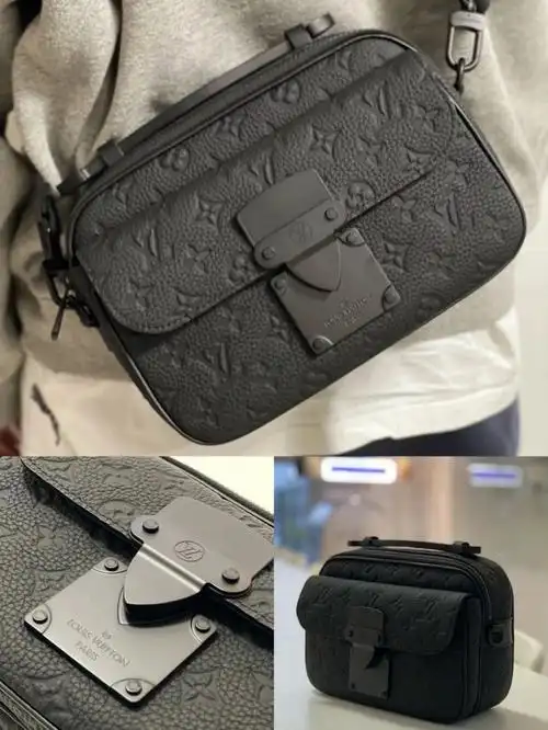 lv男士邮差slock邮差包