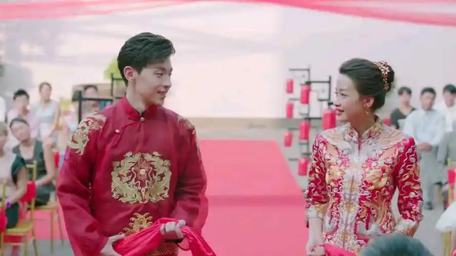 因为遇见你:女孩和邓伦结婚,与养母冰释前嫌,终于拥有幸福了!