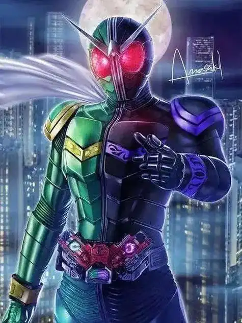 假面骑士w,守护风都的疾风和王牌! - 抖音