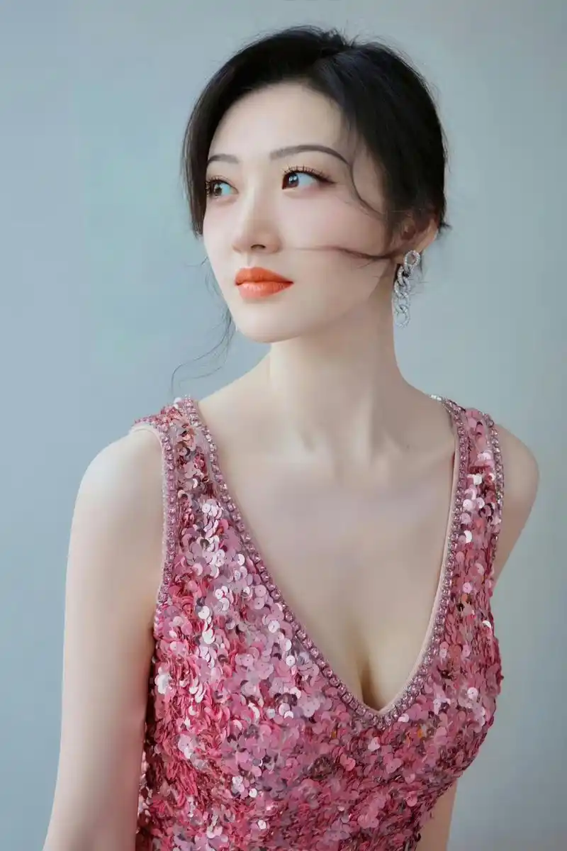 景甜这套粉色系深v礼服好美啊#每日娱乐播报# #娱乐最前沿# #明星