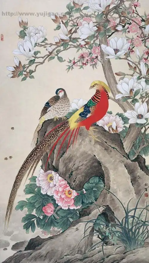 顶尖精品工笔花鸟画 顶级工笔花鸟画作品图片