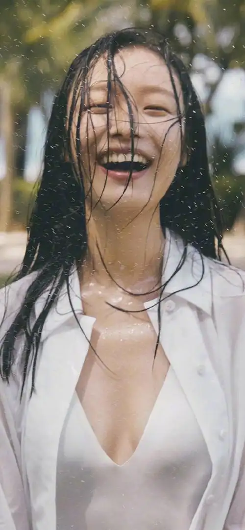 倪妮休闲性感高清手机壁纸