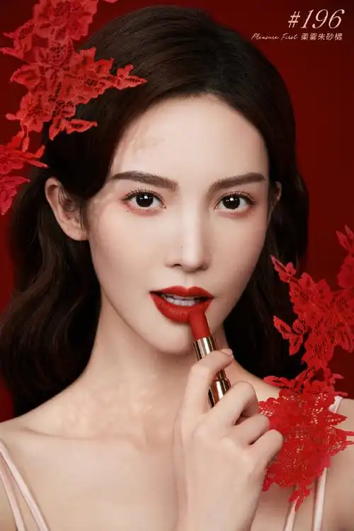 金晨太绝了!这几张广告照,谁看了不说一句大美女!#兰蔻好运色号