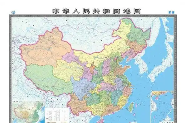 办公场所挂了一张中国地图,有时站在图前看看中国全貌,一种自豪感和