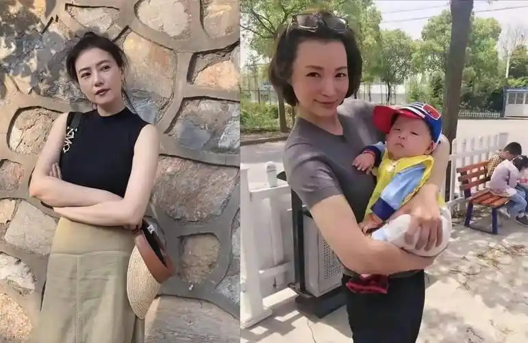 高圆圆董卿同回老家探亲!