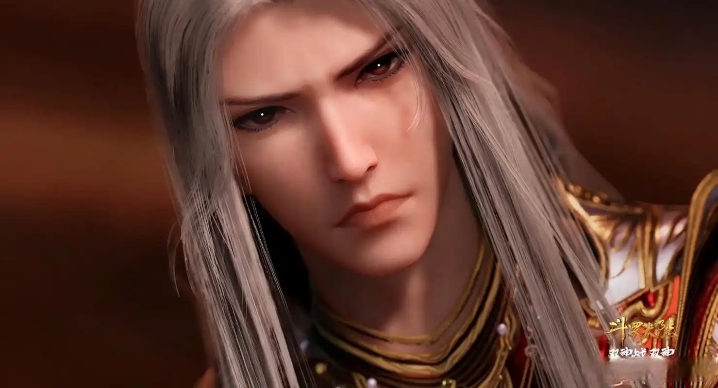 唐三白发# 《斗罗大陆》唐三白发修罗神装有点帅啊