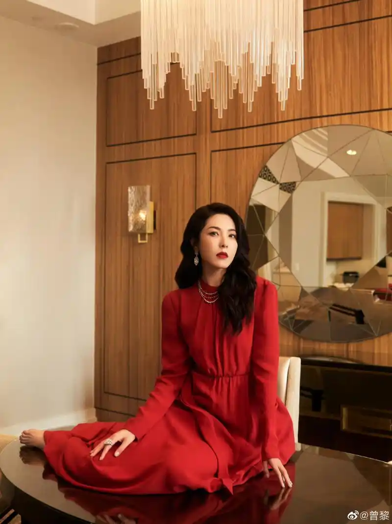 曾黎的红毯造型流出!