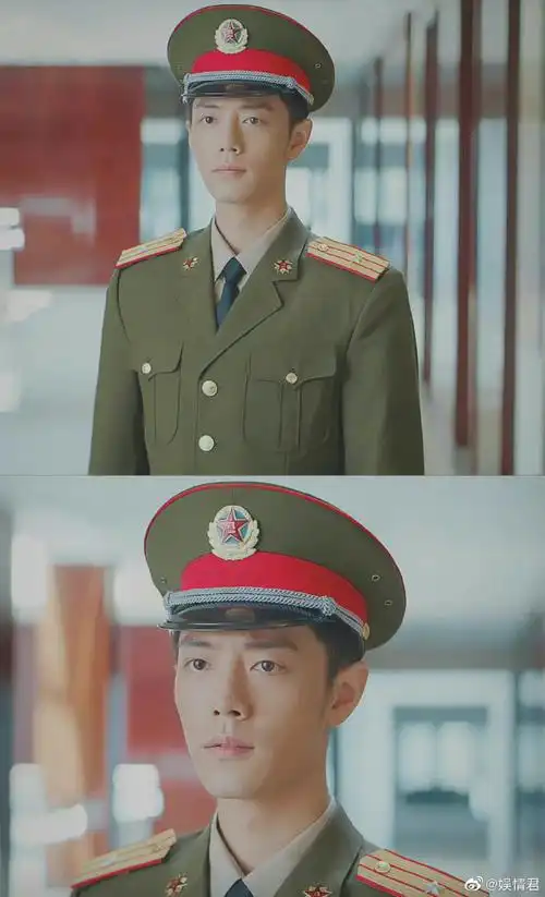 穿军装的男明星有多帅#军装男明星里必有肖战,这身硬朗气质配上制服