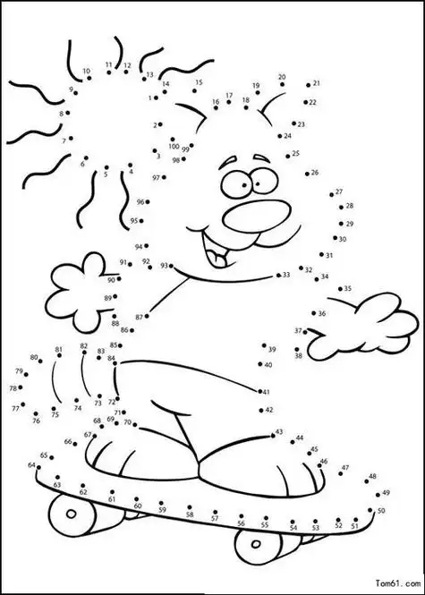 数字连线画1到10,数字连线画教案_b2b吧