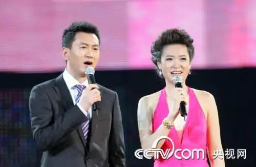主持人鲁健和桑晨