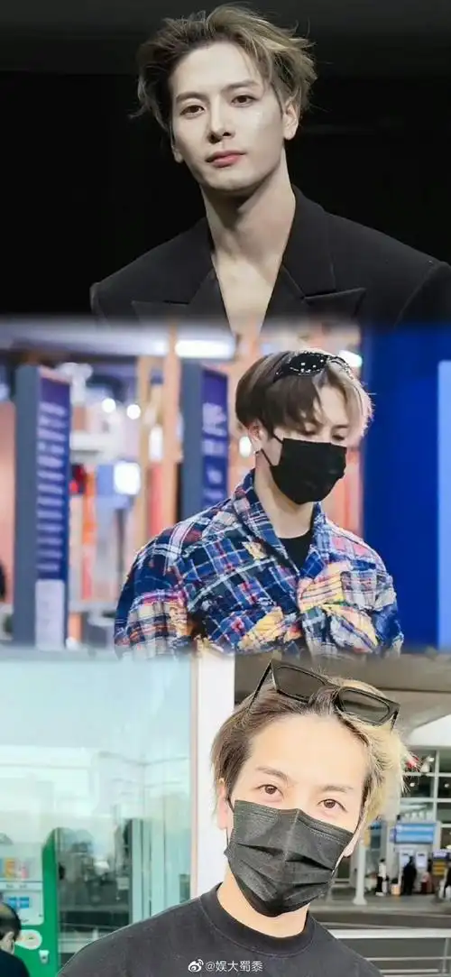 他好适合这种发型发色啊,王嘉尔也是懂得如何染发的哈哈哈.