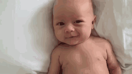 萌娃挑眉可爱搞笑gif动图_动态图_表情包下载_soogif