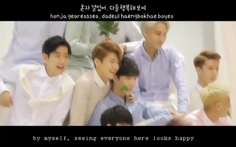 exo 初雪mv 12人版本 绝版