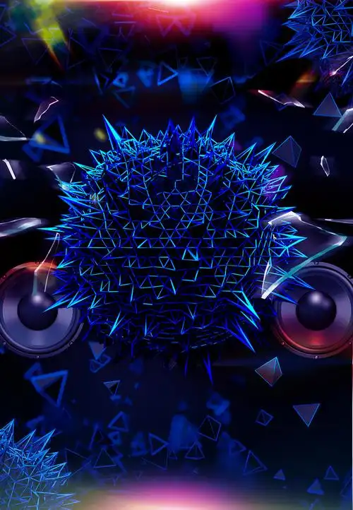 潮流音乐元素海报背景