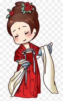 png下载psd古代水墨弹琴歌女人物古风中国风下载 png下载psd古风卡通