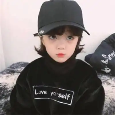 头像女生可爱萌小孩 情侣头像可爱呆萌一对-图片大观-奇异网