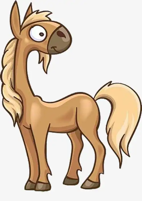 猴子的尾巴可爱卡通图案萌q版风格