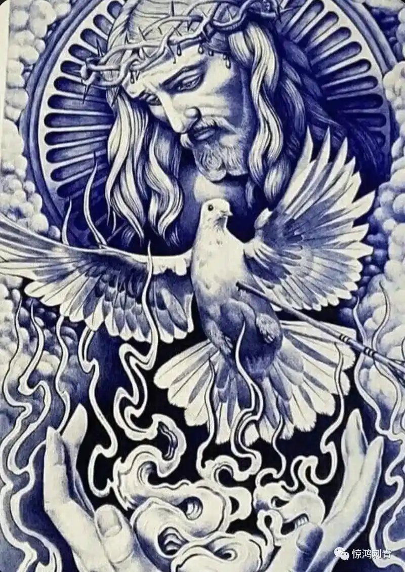 手稿分享 #纹身图案手稿 - 抖音