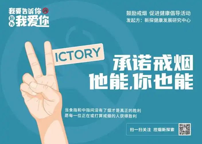 2021世界无烟日戒烟展板