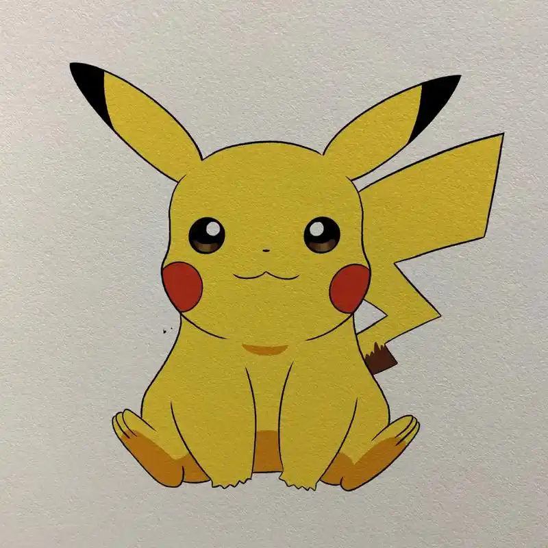 皮卡丘绘画