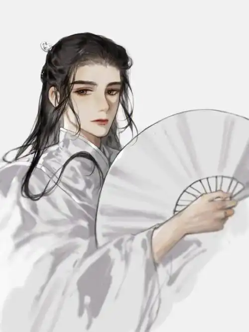 一组帅气古风小哥哥头像插画