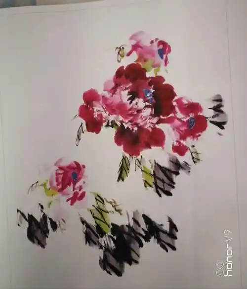 刘存惠牡丹富贵图画法步骤