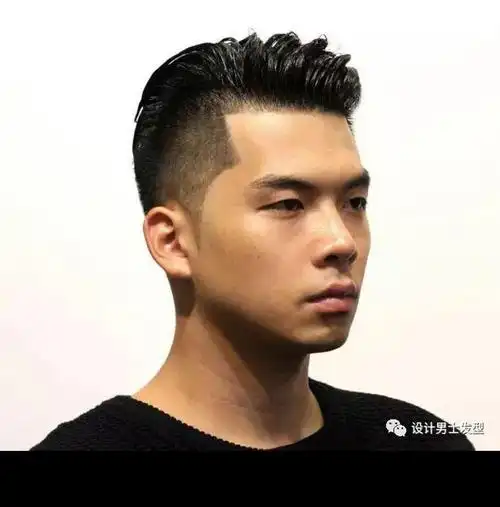 男生短发小背头图集,背头图片,发型图片