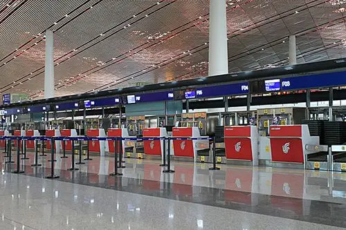 北京首都机场候机厅