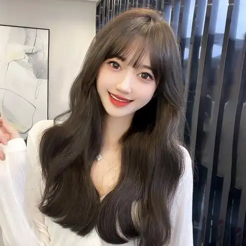 假发女长发长卷发网红2021时尚新款大波浪仿真人发丝自然全头套式