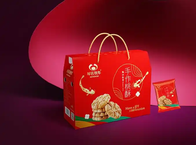 双华桃酥礼盒 |平面|包装|cyooo - 原创作品 - 站酷 (zcool)