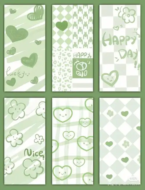 抹茶绿系列壁纸来了