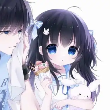 超甜超可爱的动漫情侣头像