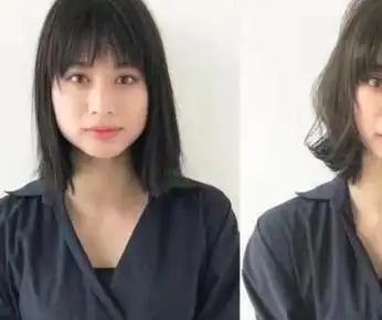 大脸女生适合什么发型 选这几款秒变小脸女孩|卷发|直发|刘海|脸小