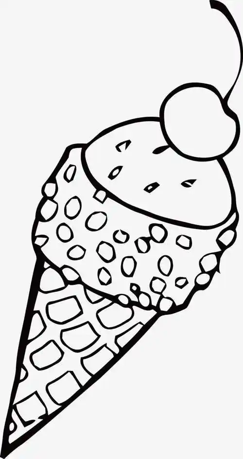 手绘冰激凌蛋糕