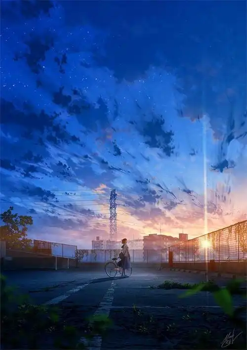 风景插画家mocha推特作品