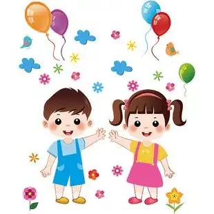 幼儿园布置窗户玻璃贴画托管班墙装饰卡通可爱双面门窗自粘贴纸墙贴