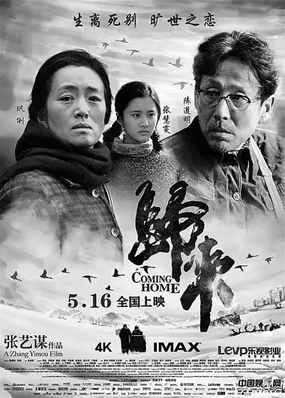 国产电影《归来》海报 资料图片