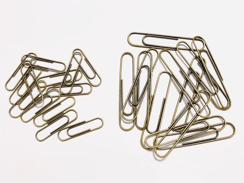 复古回形针 古铜色 办公用品曲别针  junkjournal手工文具手账diy