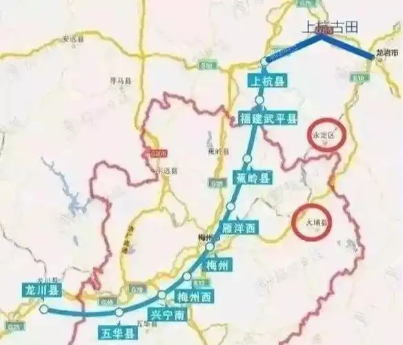 赣深高铁河源段最大站点——龙川西站,桥寨下大桥主体宣告完工