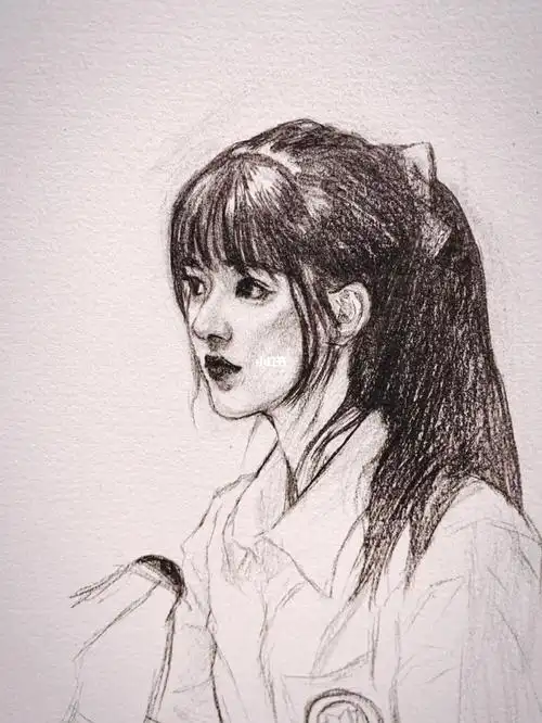 铅笔画  #手绘  #素描头像  #画画  #画画的日常  #明星  #赵露思