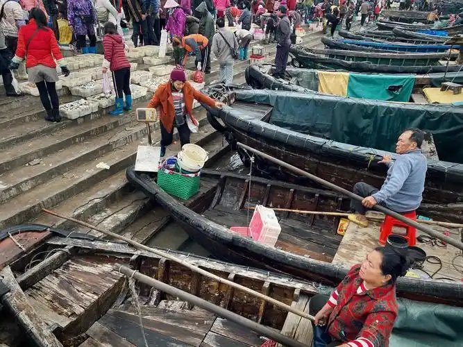 北海侨港镇渔码头纪实