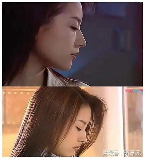 正是这个鼻子,赋予了董洁一种倔强又清冷的气质,这也是董洁侧面比正面