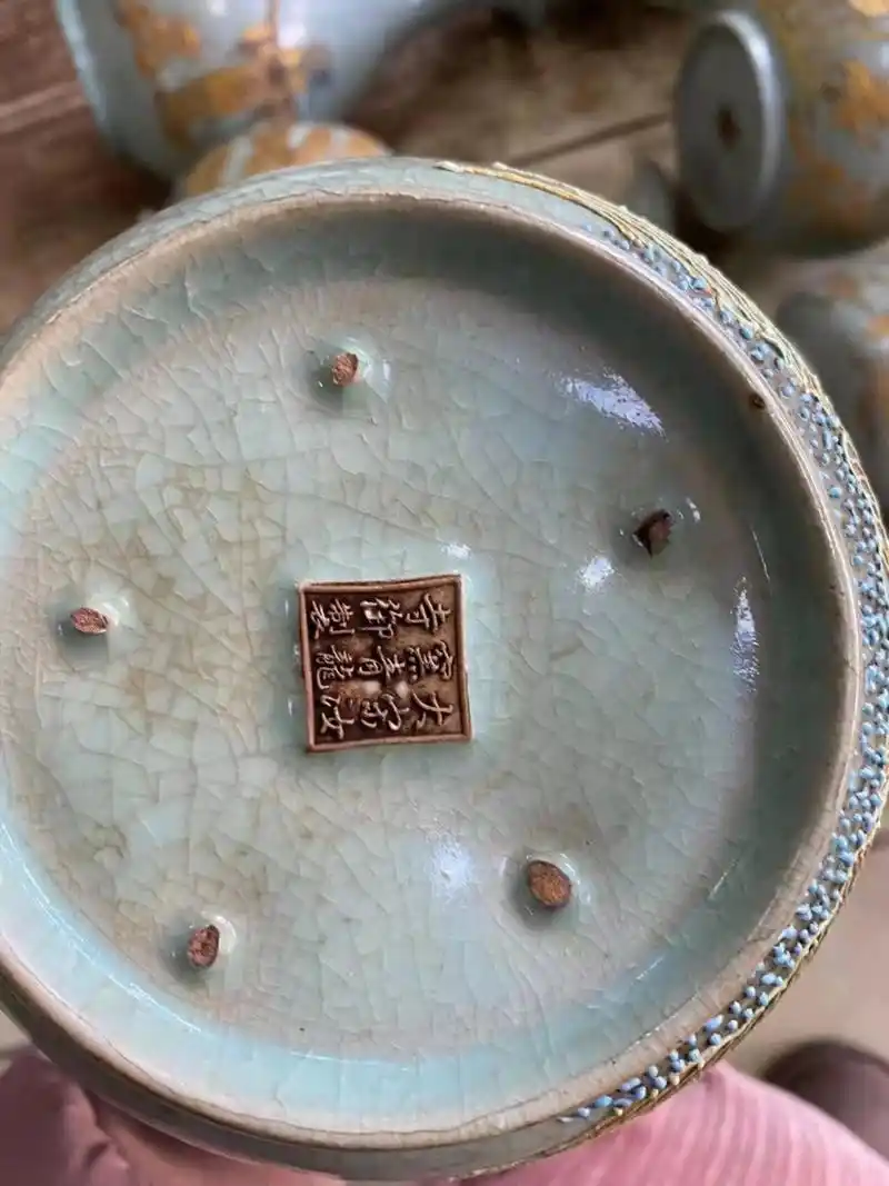 大宋汝窑青龙寺御制 品相一流 保真保老 各种古玩杂项 明清玉,清三代